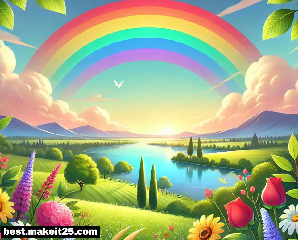 무지개 뜻, 리얼 뜻, 행쇼 뜻