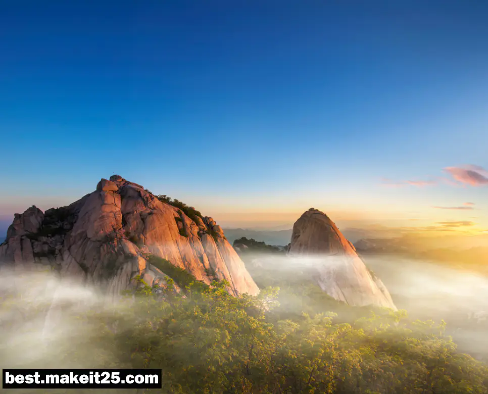 북한산 높이/에베레스트 높이/대청봉 높이