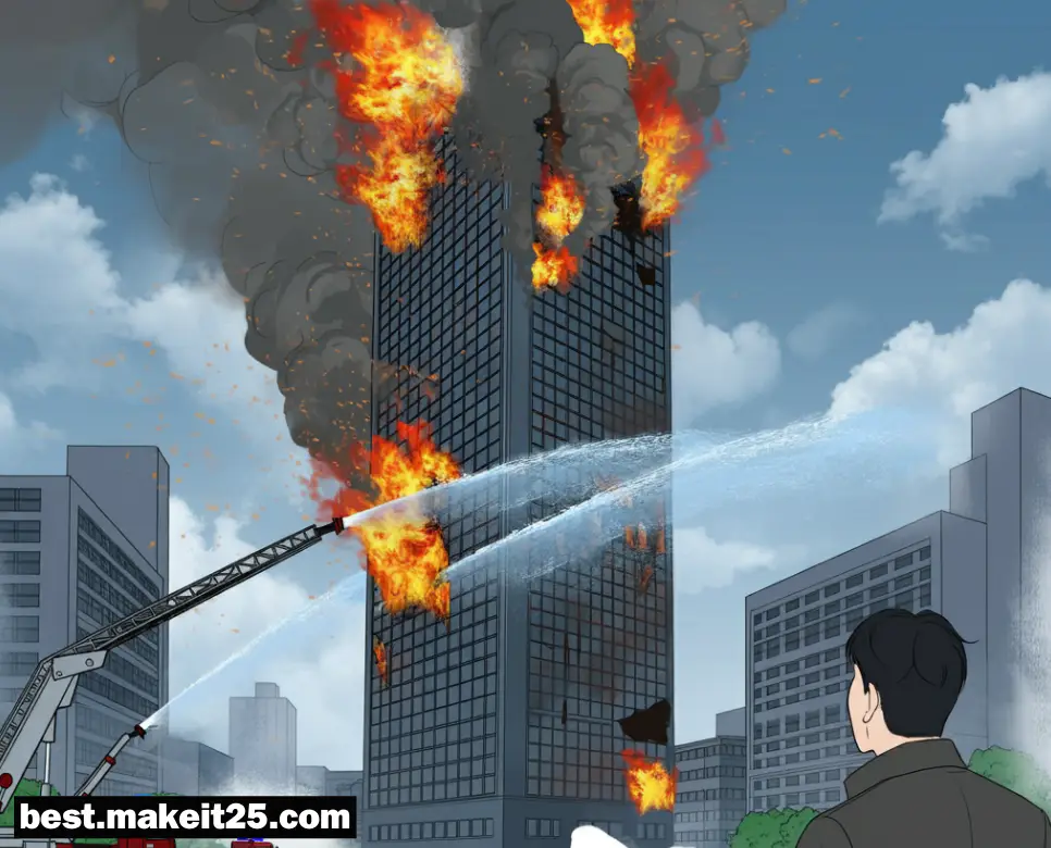 건물이 불타는 꿈