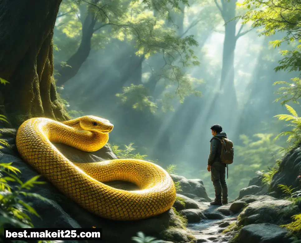 노란 구렁이 꿈