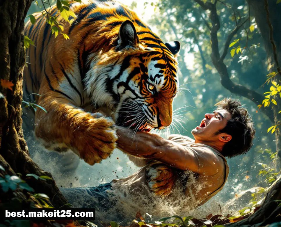 호랑이한테 물리는 꿈