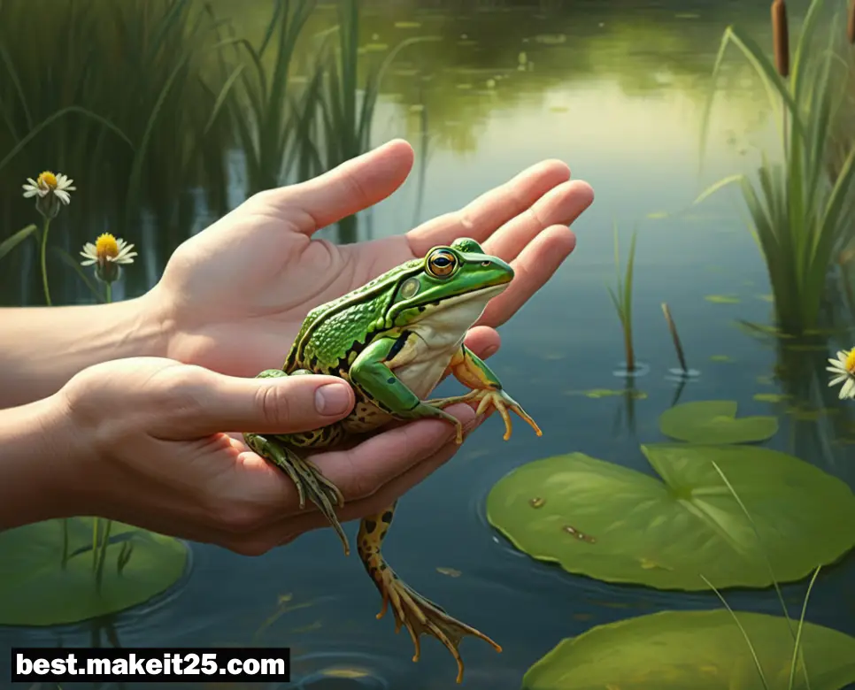 개구리를 잡는 꿈