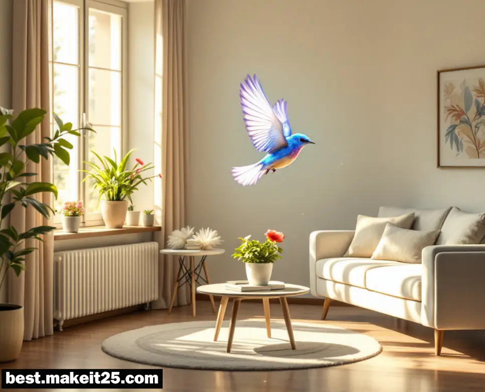 새가 집에 들어오는 꿈