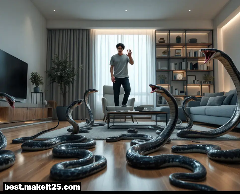 집에 뱀 나오는 꿈