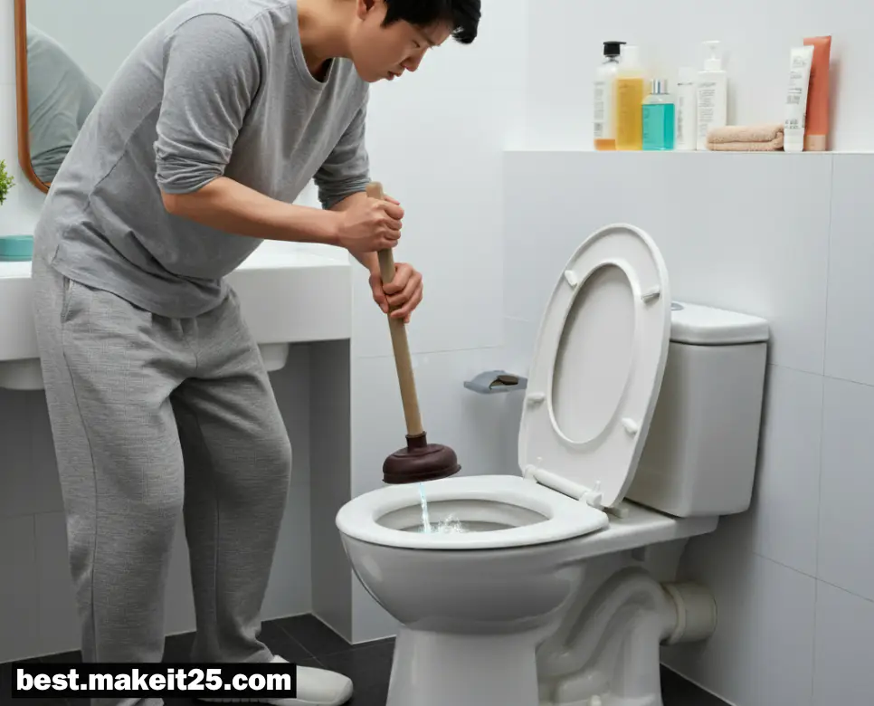 변기가 막히는 꿈