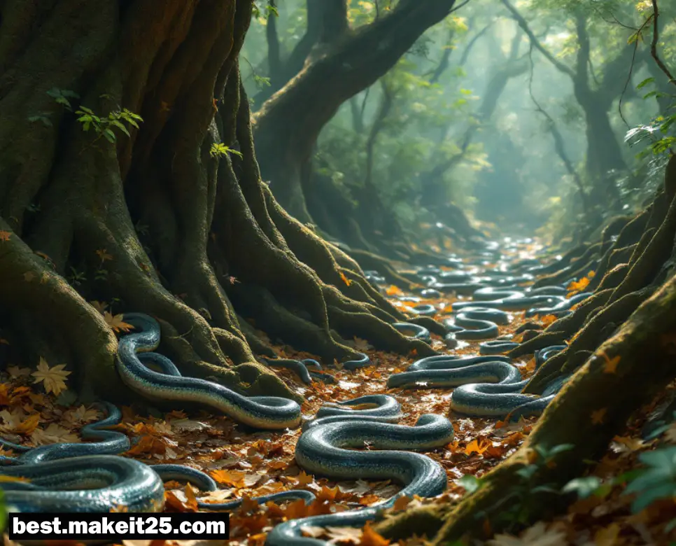 뱀 많이 나오는 꿈