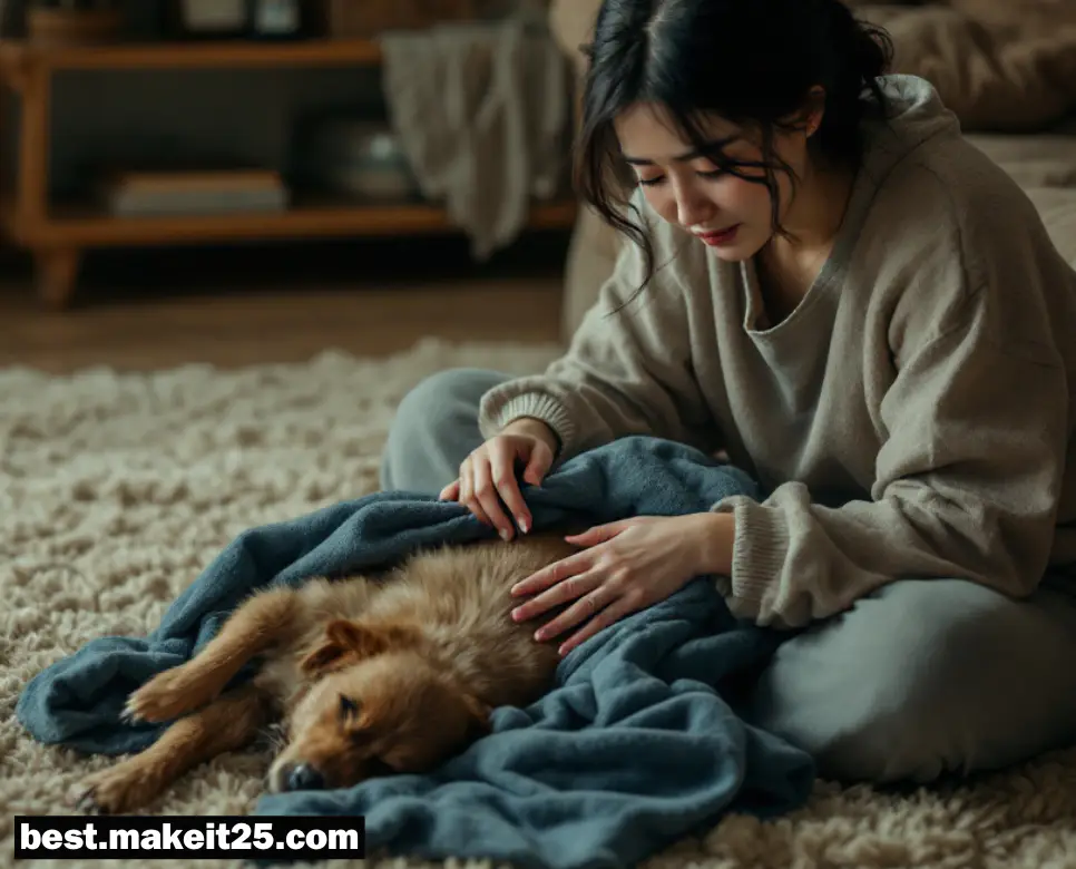 키우던 강아지가 죽는 꿈