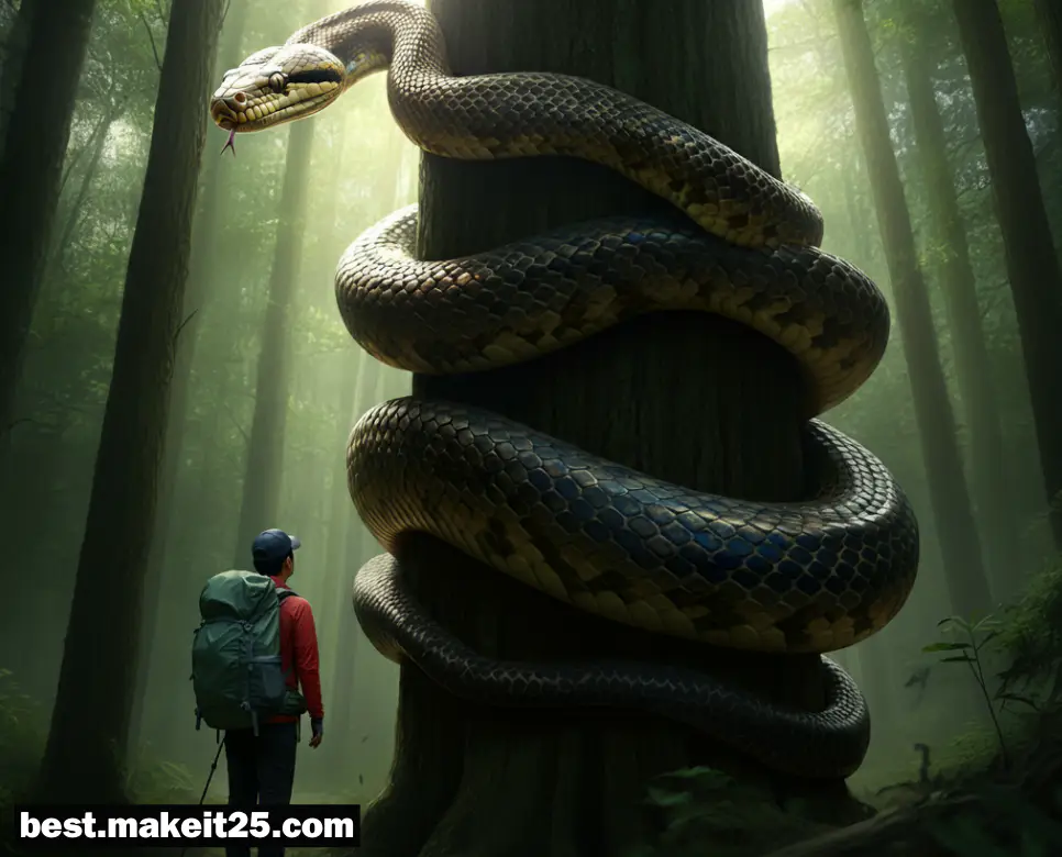 엄청 큰 뱀