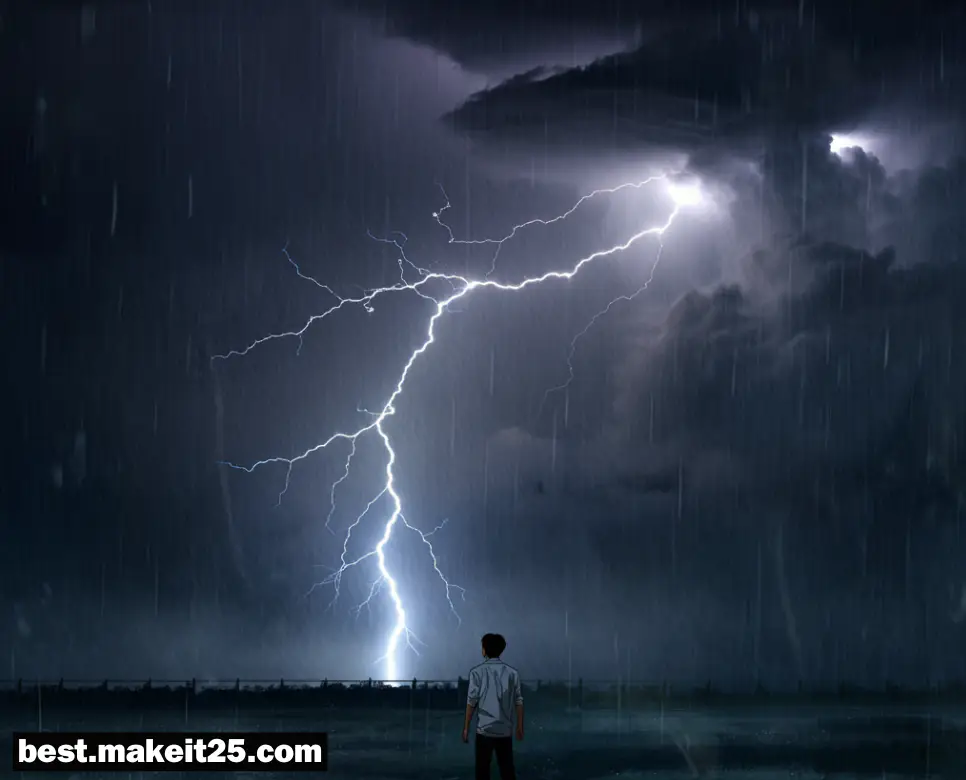 번개가 치는 꿈