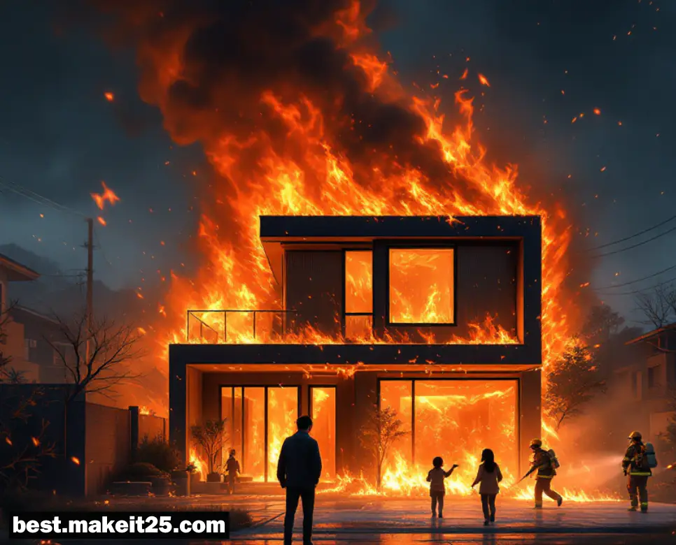 집에 불이 나는 꿈