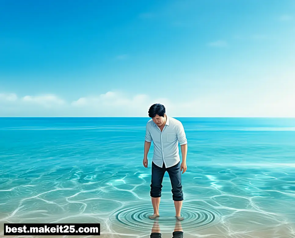 꿈해몽: 바닷물(바다 물) 꿈, 폭포 꿈, 똥 보는 꿈