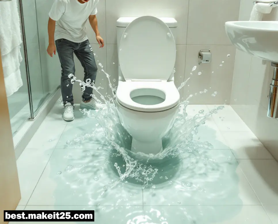 변기 물 넘치는 꿈