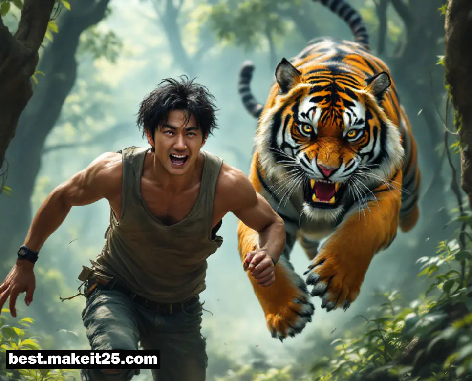 호랑이한테 쫓기는 꿈