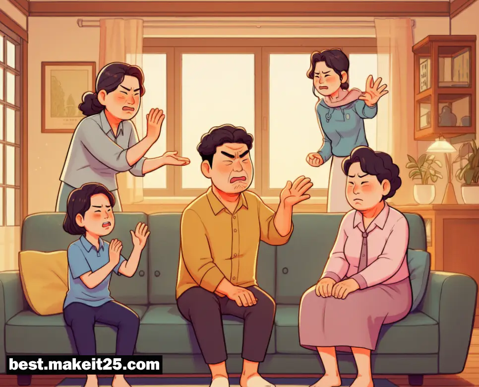 가족과 싸우는 꿈