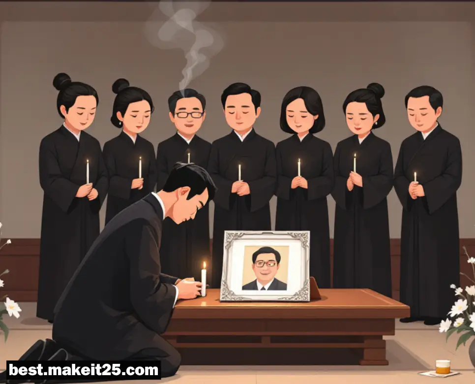 아빠 장례식 꿈