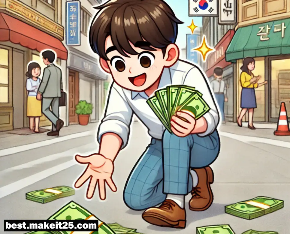길에서 돈 줍는 꿈