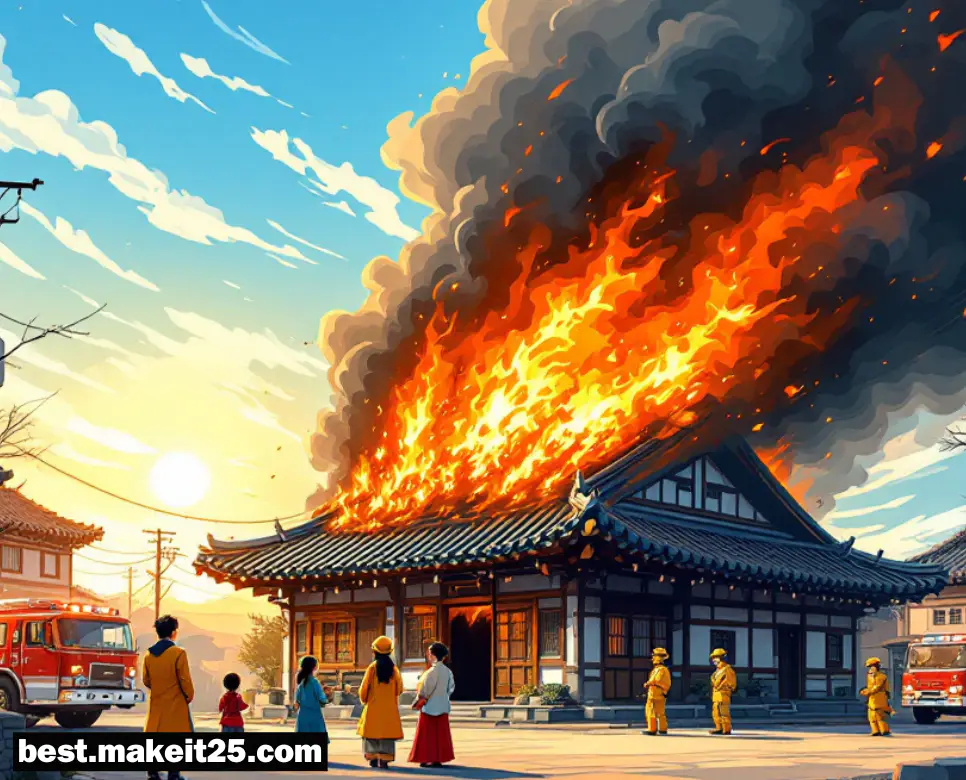 집이 불타는 꿈