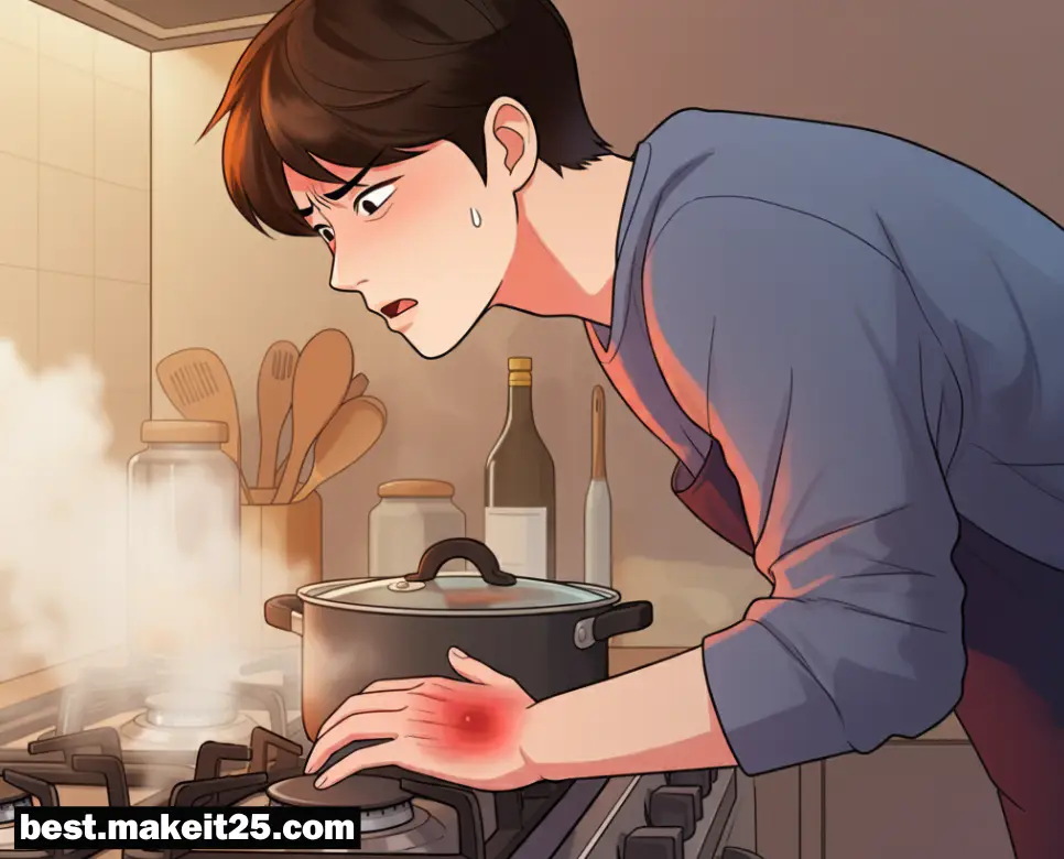 화상을 입는 꿈