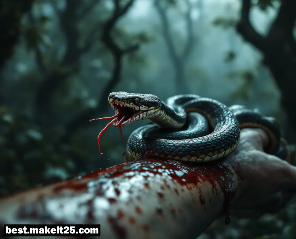 독사에게 물리는 꿈