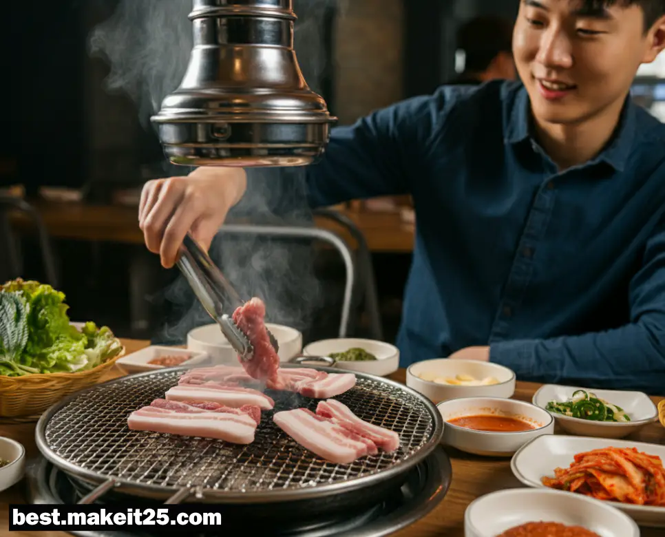 꿈해몽: 고기 굽는 꿈, 아기 보는 꿈, 복숭아 따는 꿈