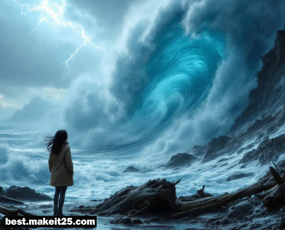 바닷물이 넘치는 꿈