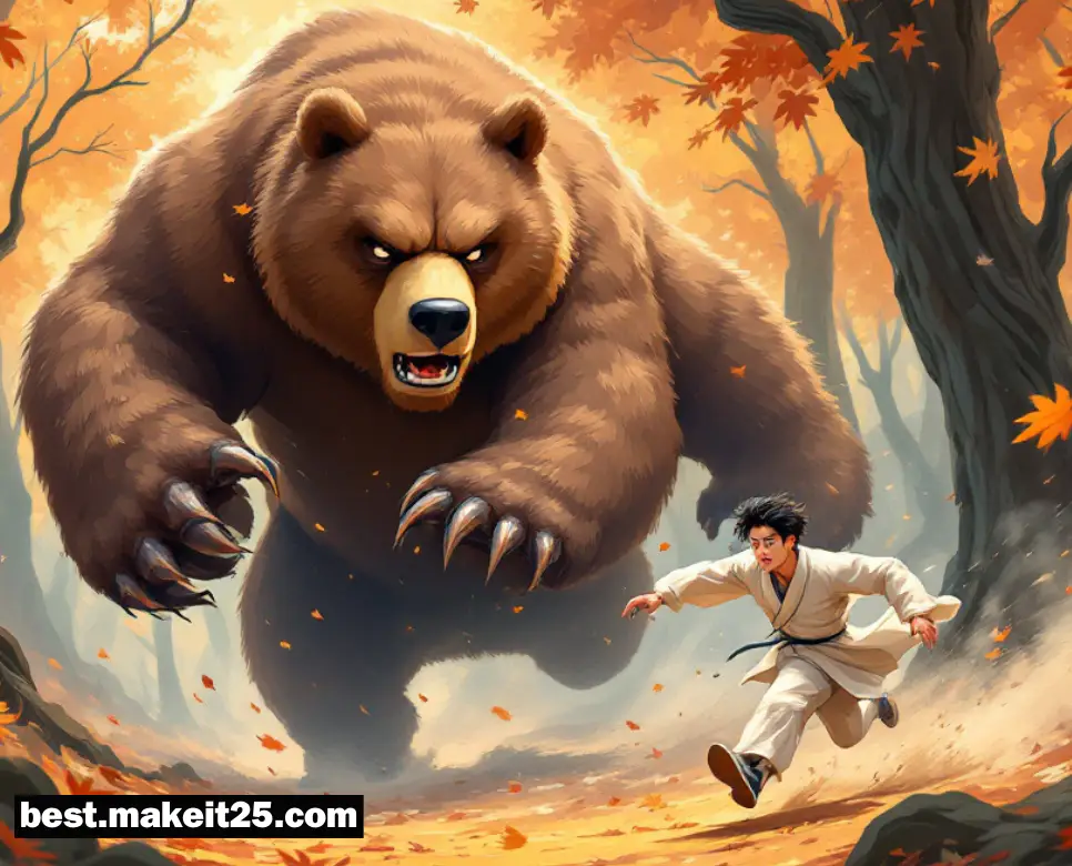 곰이 쫓아오는 꿈