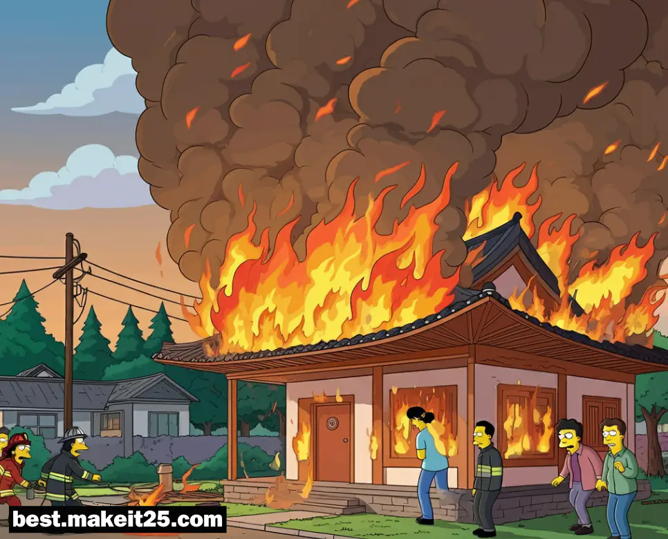 집에 불이 나는 꿈