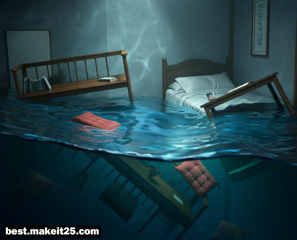 방에 물이 차는 꿈