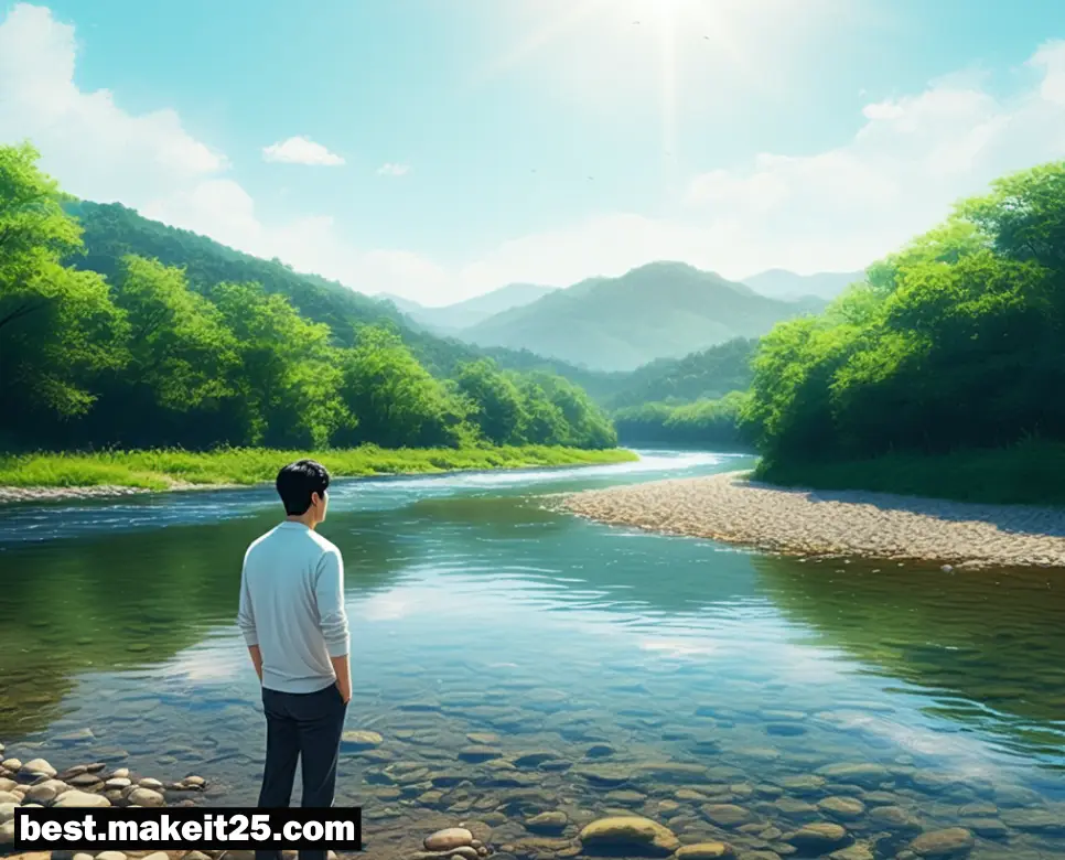 꿈해몽: 강물을 보는 꿈, 낚시로 물고기 잡는 꿈, 똥 나오는 꿈