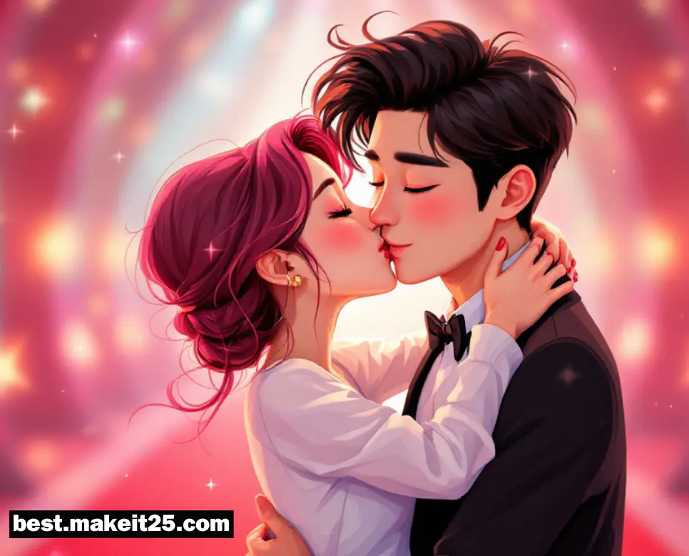 연예인과 뽀뽀하는 꿈