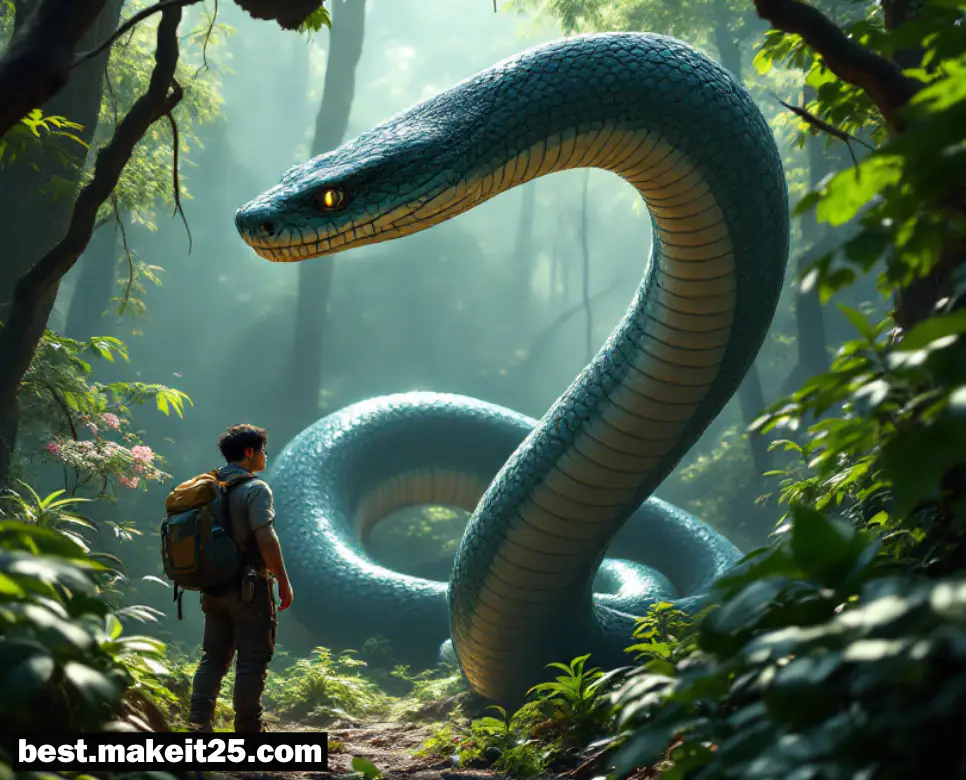 큰뱀 나오는 꿈