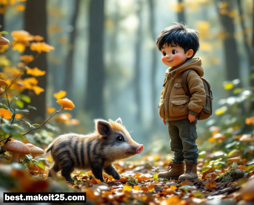 새끼 멧돼지 꿈