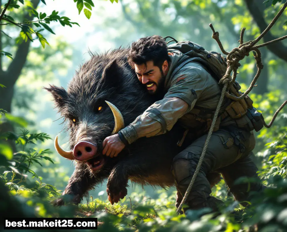 멧돼지 잡는 꿈