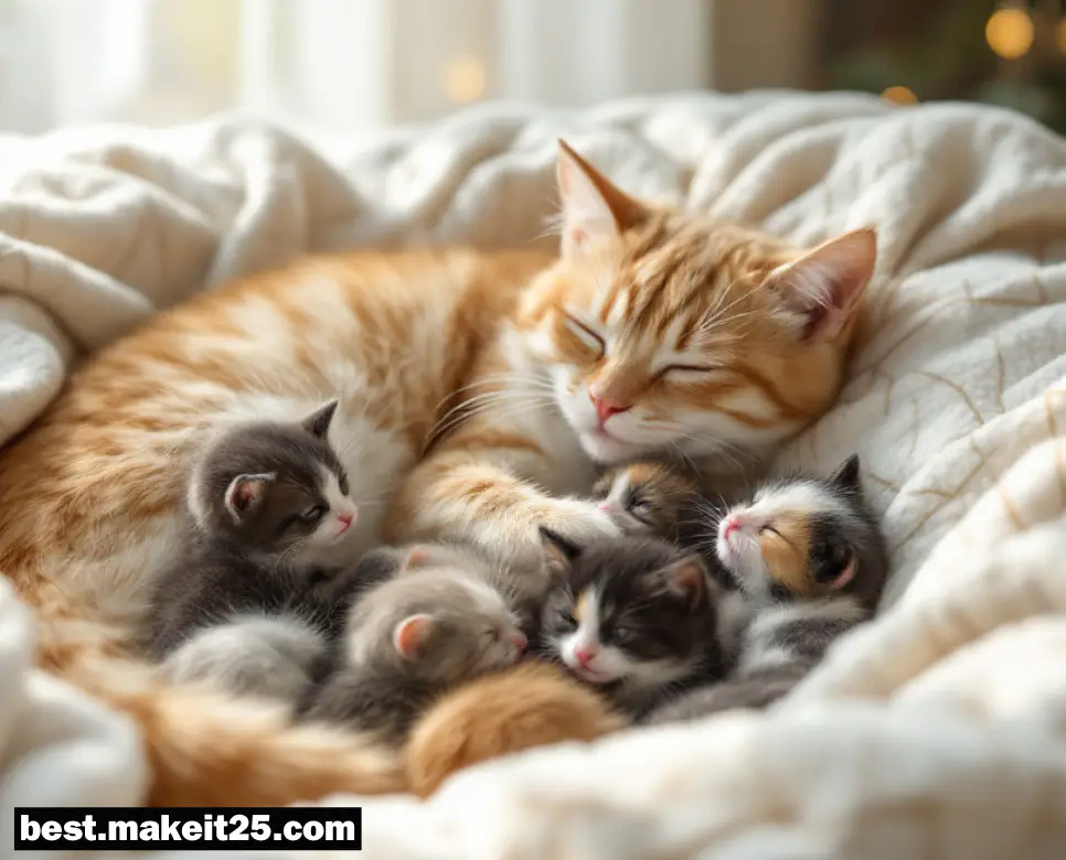 고양이가 새끼 낳는 꿈