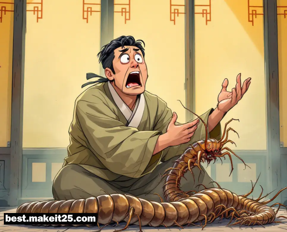 지네 물리는 꿈