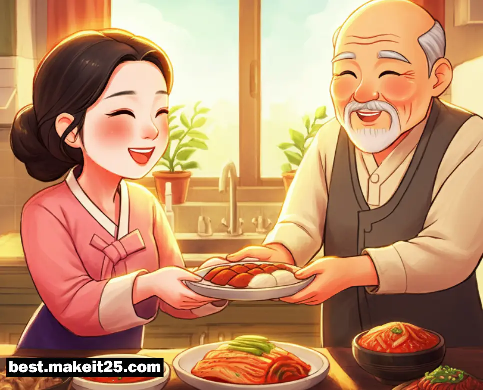 음식을 받는 꿈