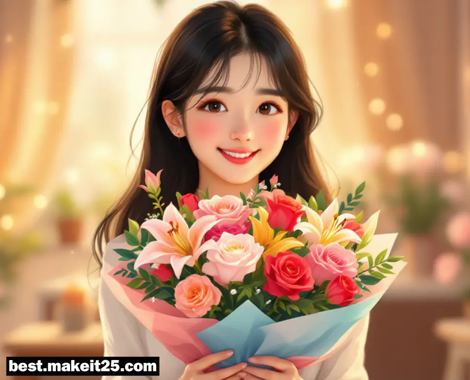 꽃 선물받는 꿈