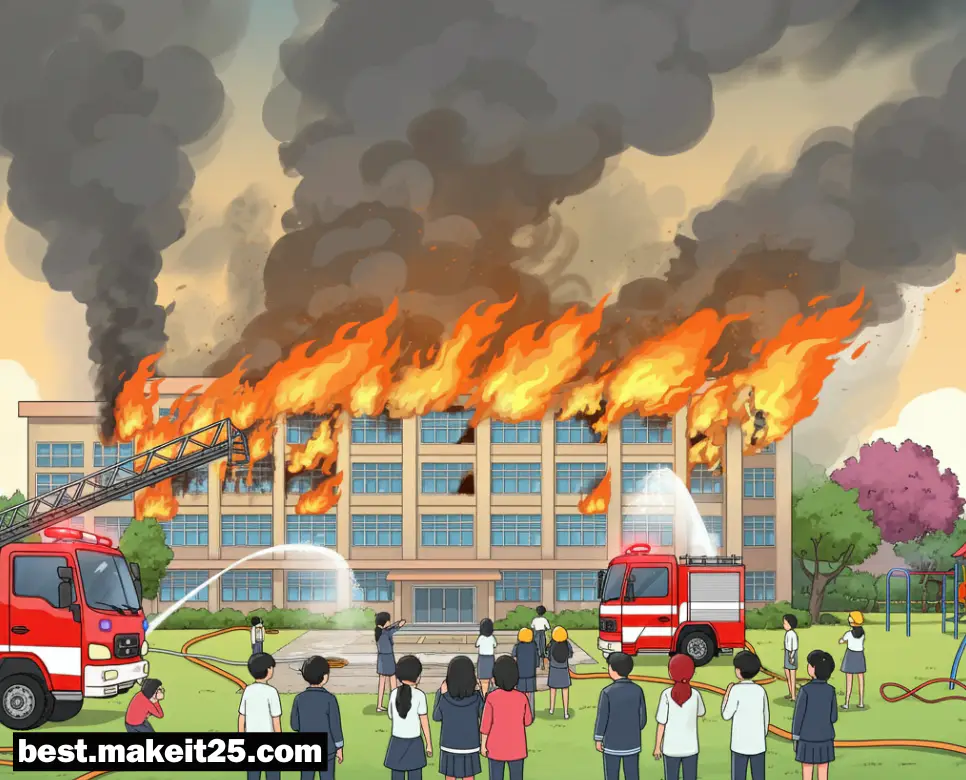 꿈해몽: 학교에 불나는 꿈, 죽은 사람이 살아나는 꿈, 총 맞는 꿈