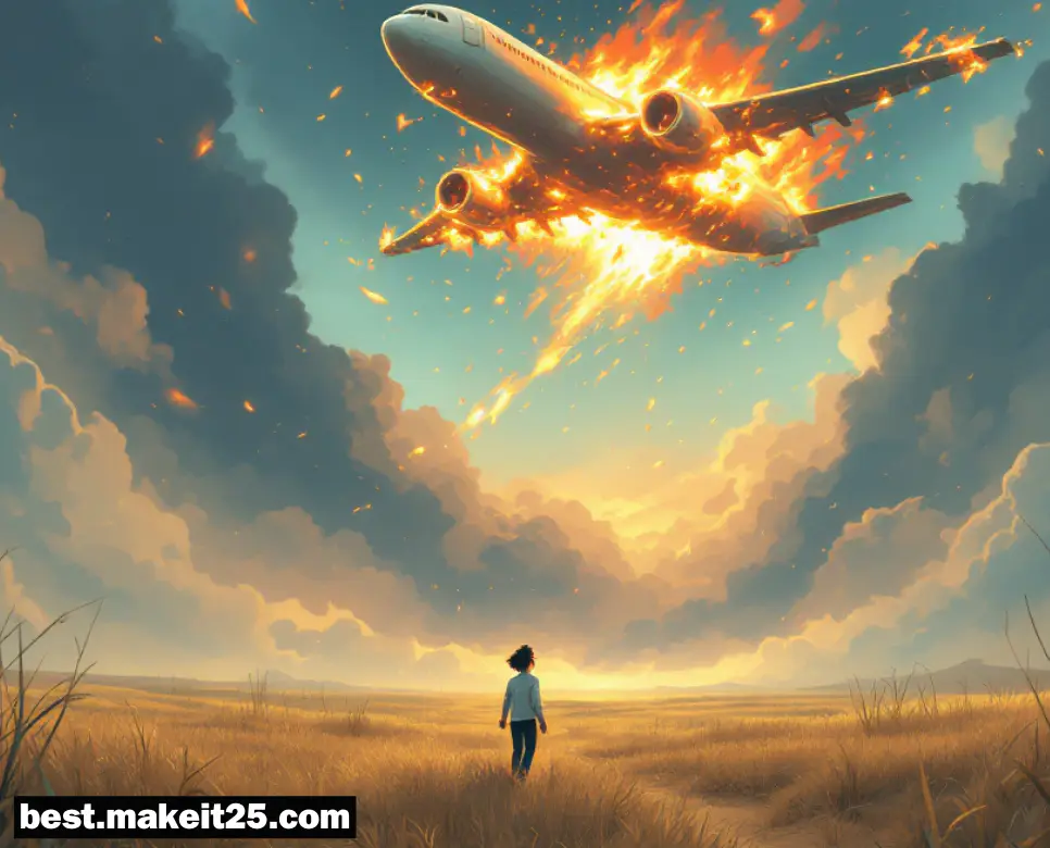 비행기 추락 목격 꿈