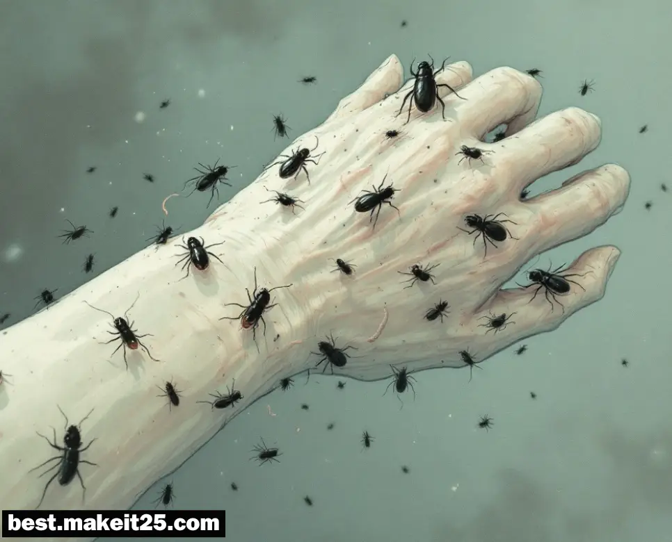 몸에서 벌레 나오는 꿈