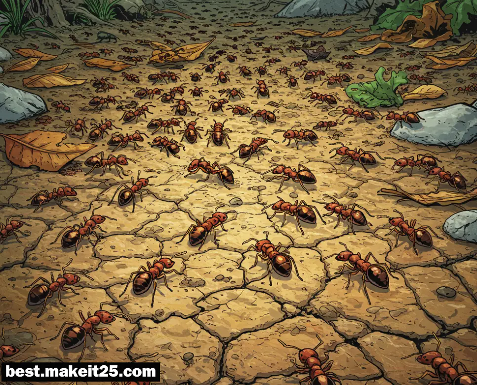 개미가 우글거리는 꿈