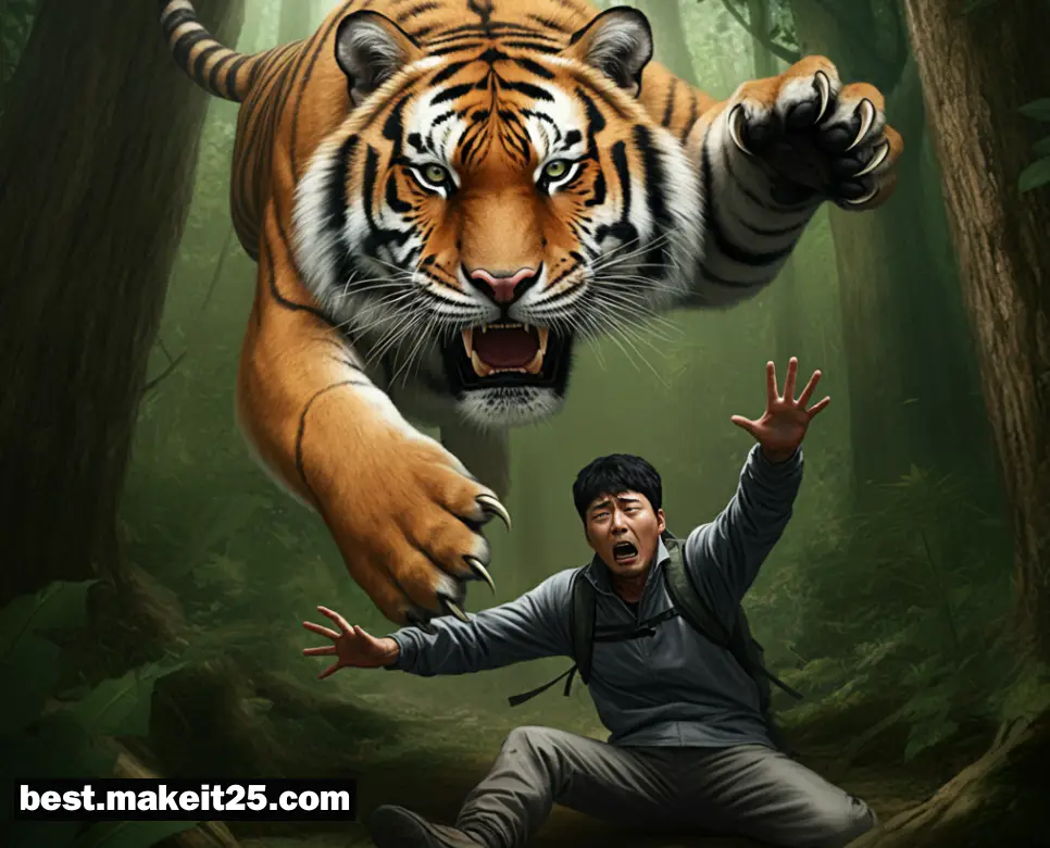 호랑이가 달려드는 꿈