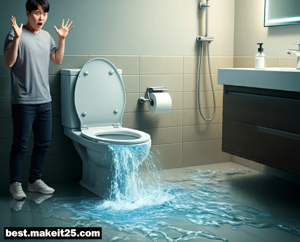 변기가 넘치는 꿈