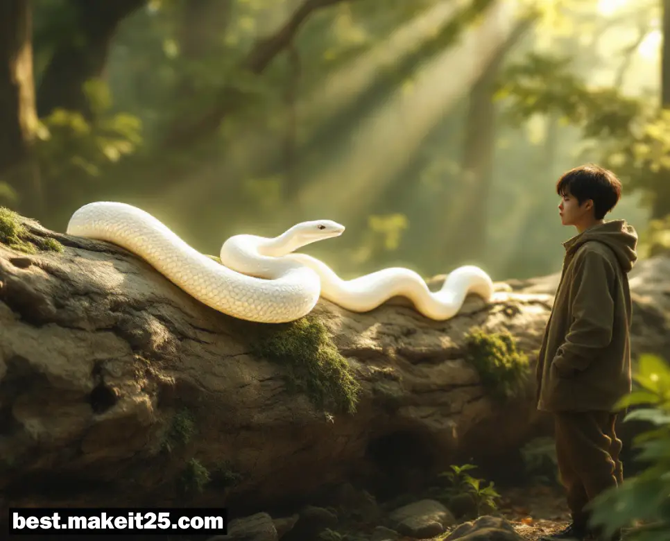 흰뱀 꿈