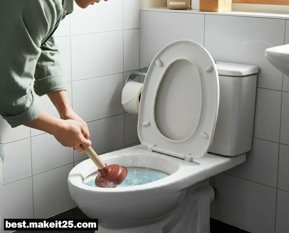 막힌 변기를 뚫는 꿈