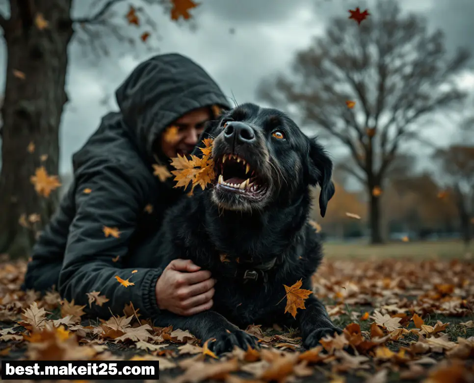 강아지한테 물리는 꿈